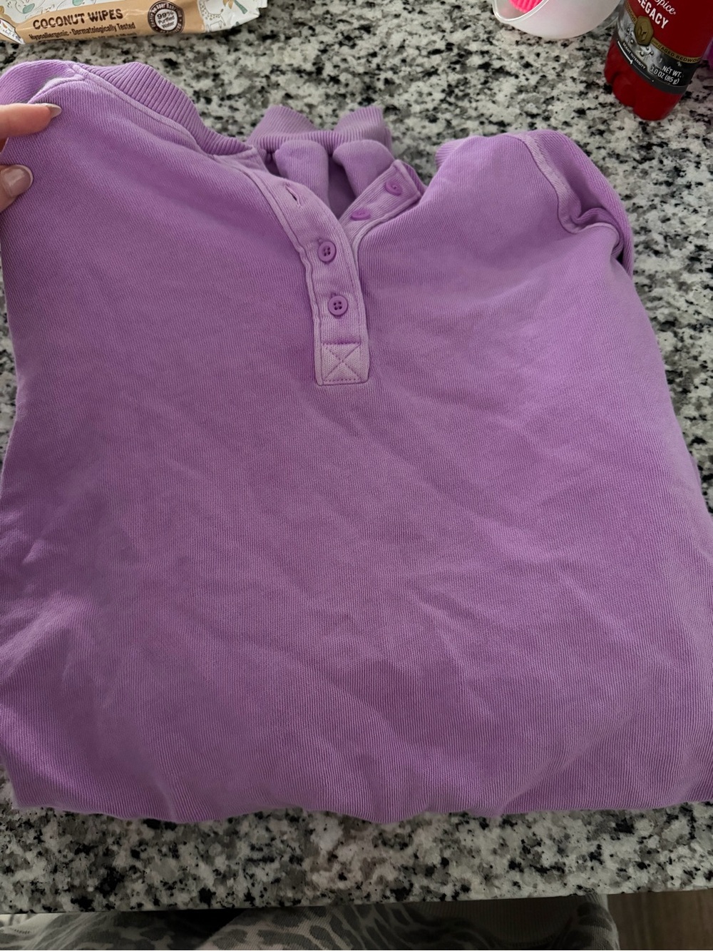 Old Navy Lavender Henley Polo Top for Kids